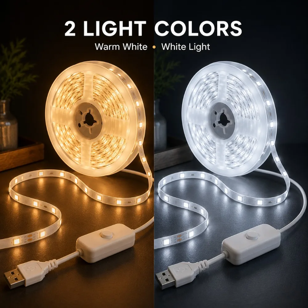 LED Strip Lights USB Button Co - Led Strip Lights 评论和价格
