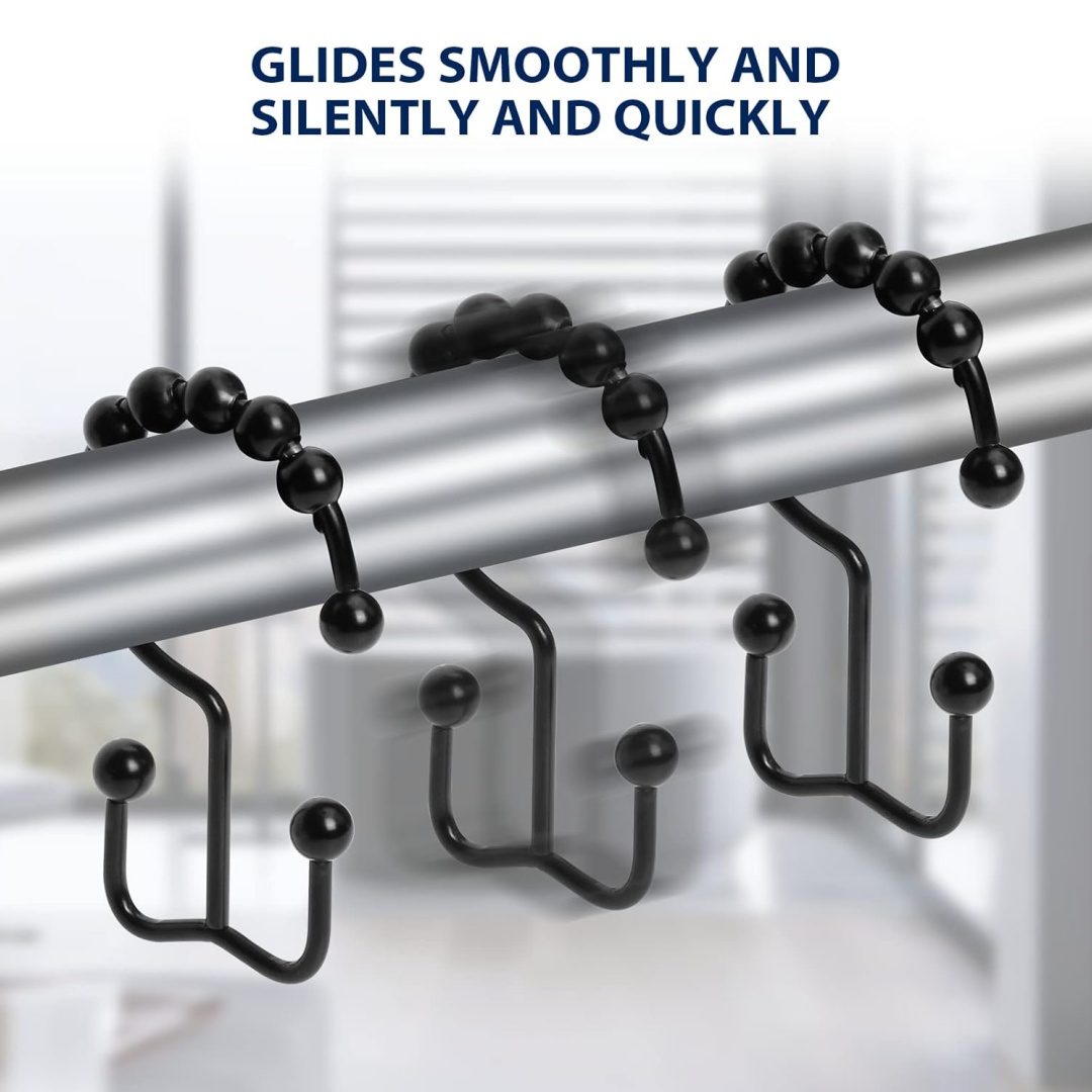 Shower Curtain Hook, Sturdy St - Curtain Rods 评论和价格