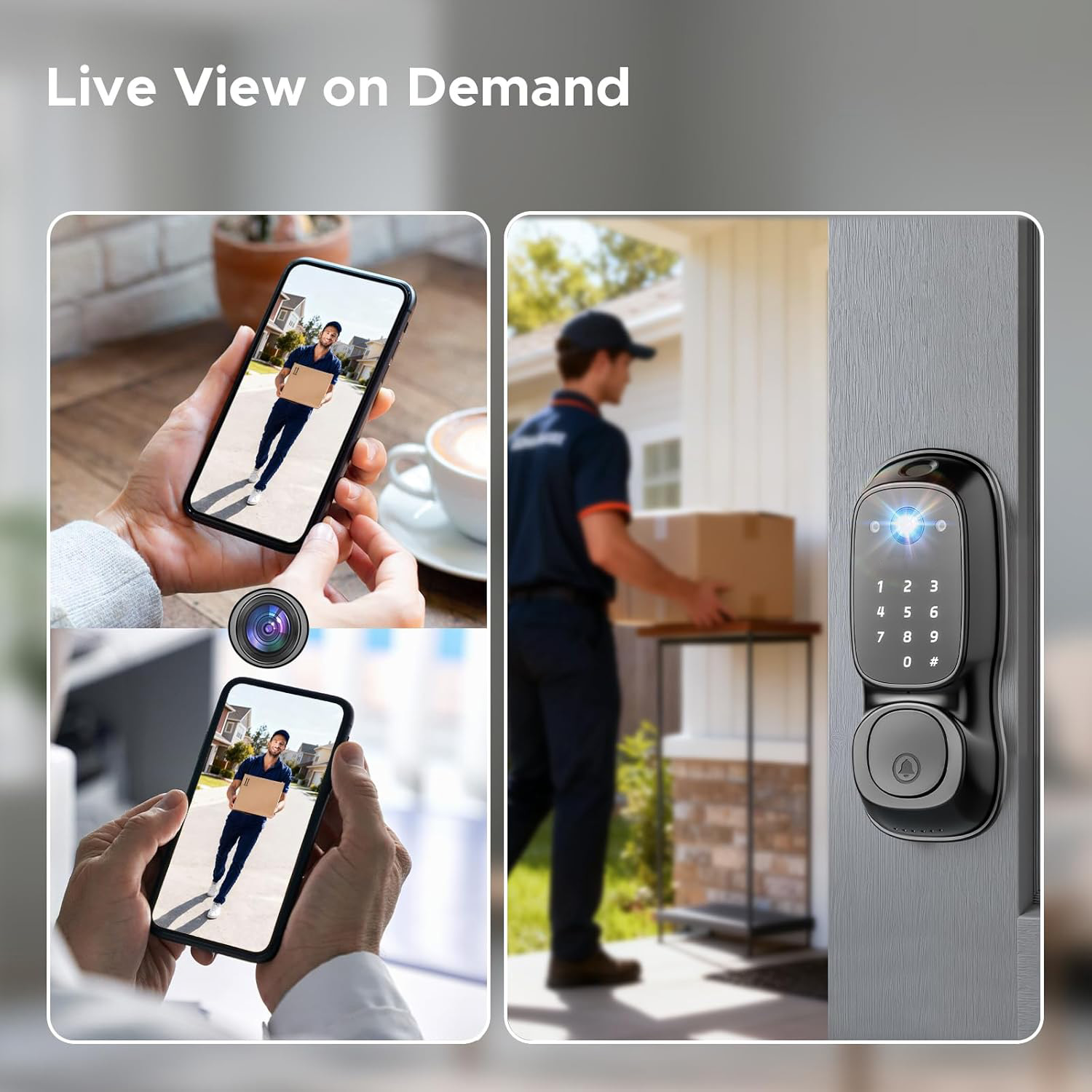 Tuya Wifi Smart Door Lock ‎Cam - Door Lock 评论和价格