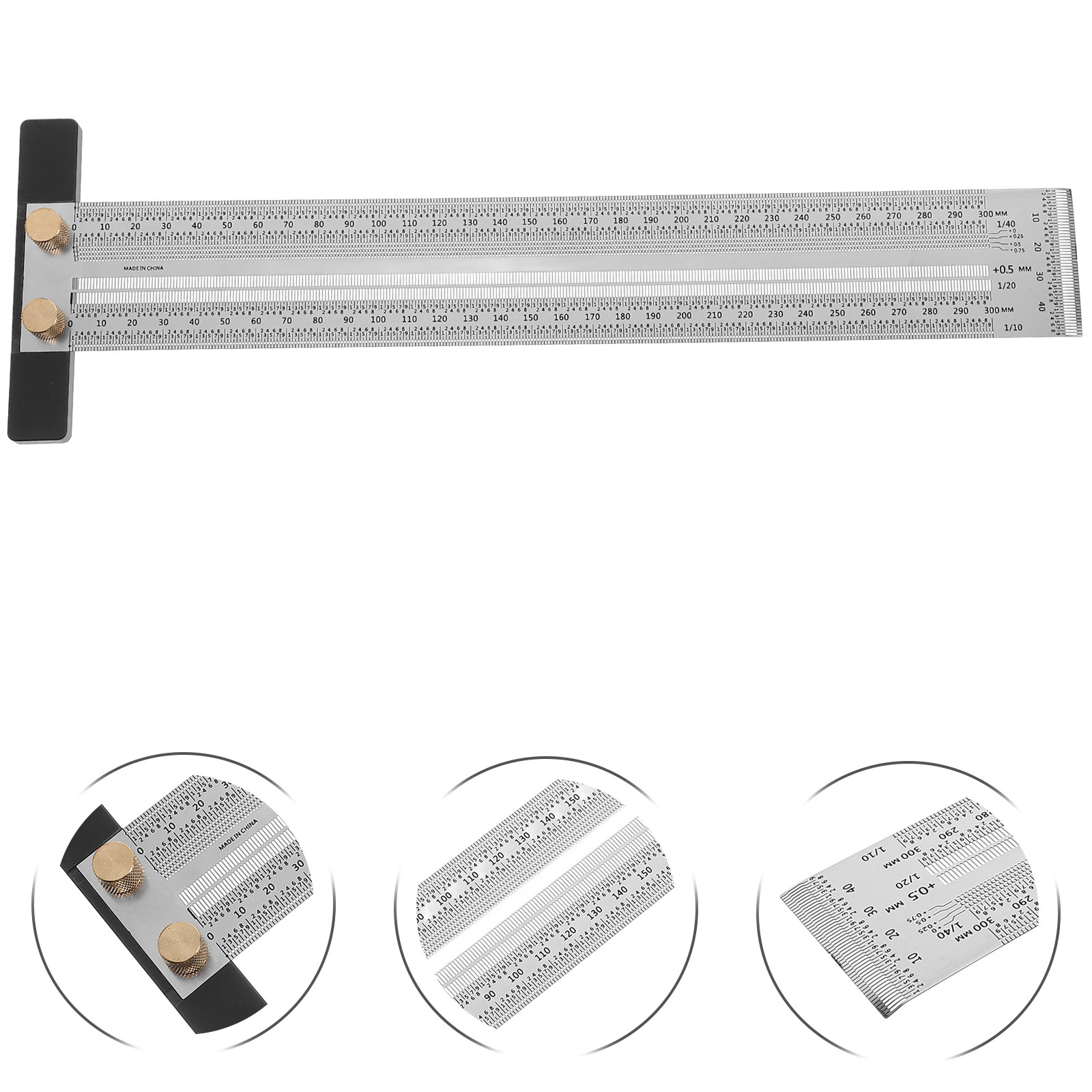 T-Square Woodworking Ruler 300 - Home Improvement Mark 评论和价格