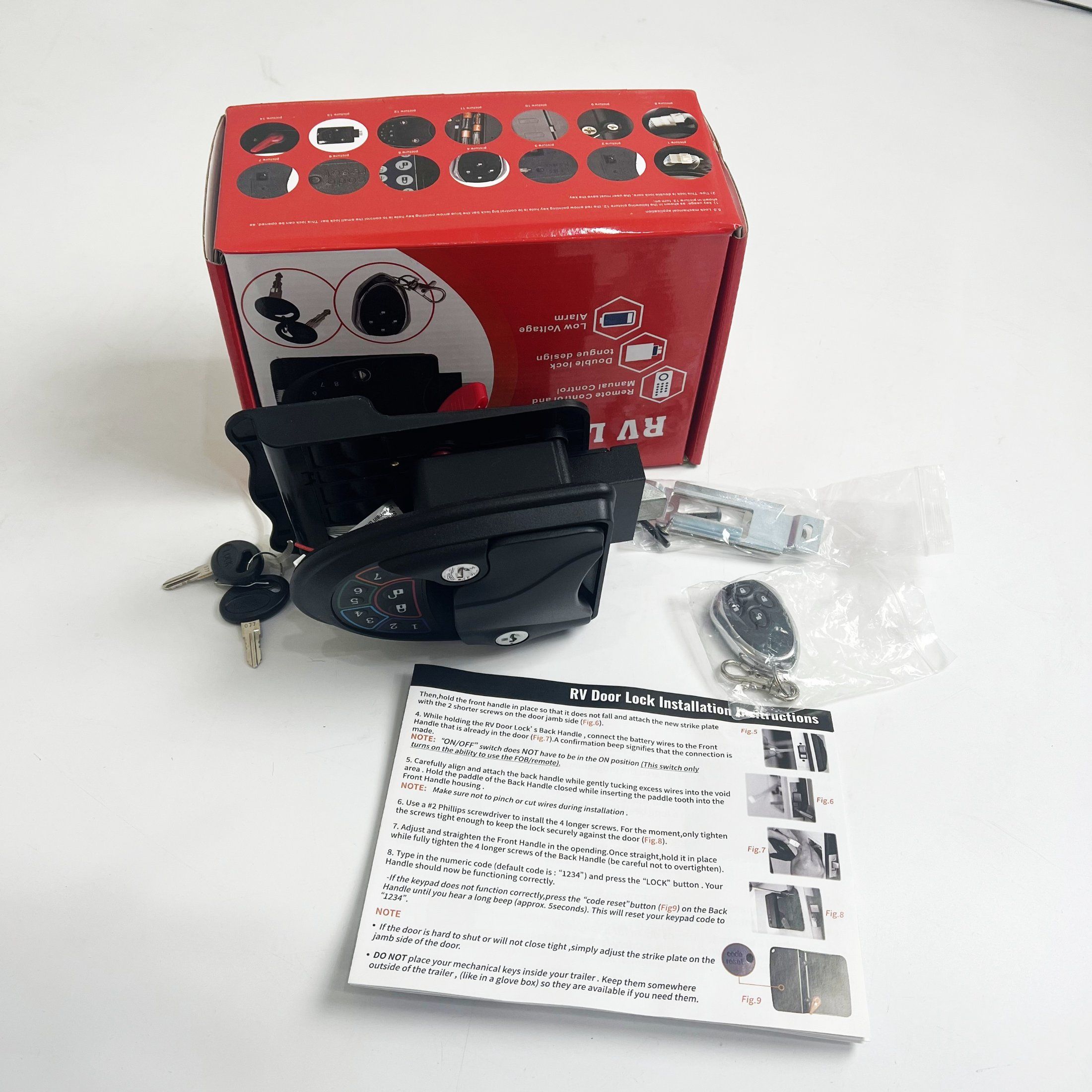 Door Coded Lock With Remote Co - Door Lock 评论和价格