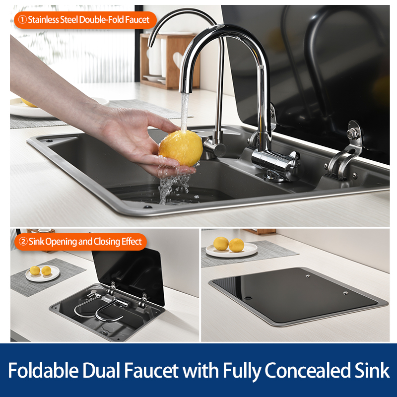 RV Campervan Built In Stainles - Faucet 评论和价格