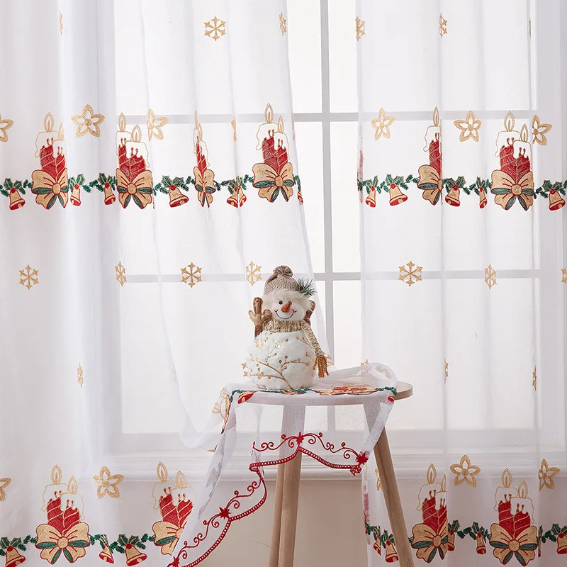 Xmas Curtain American Style Sn - Curtain Rods 评论和价格
