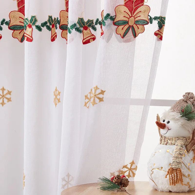 Xmas Curtain American Style Sn - Curtain Rods 评论和价格