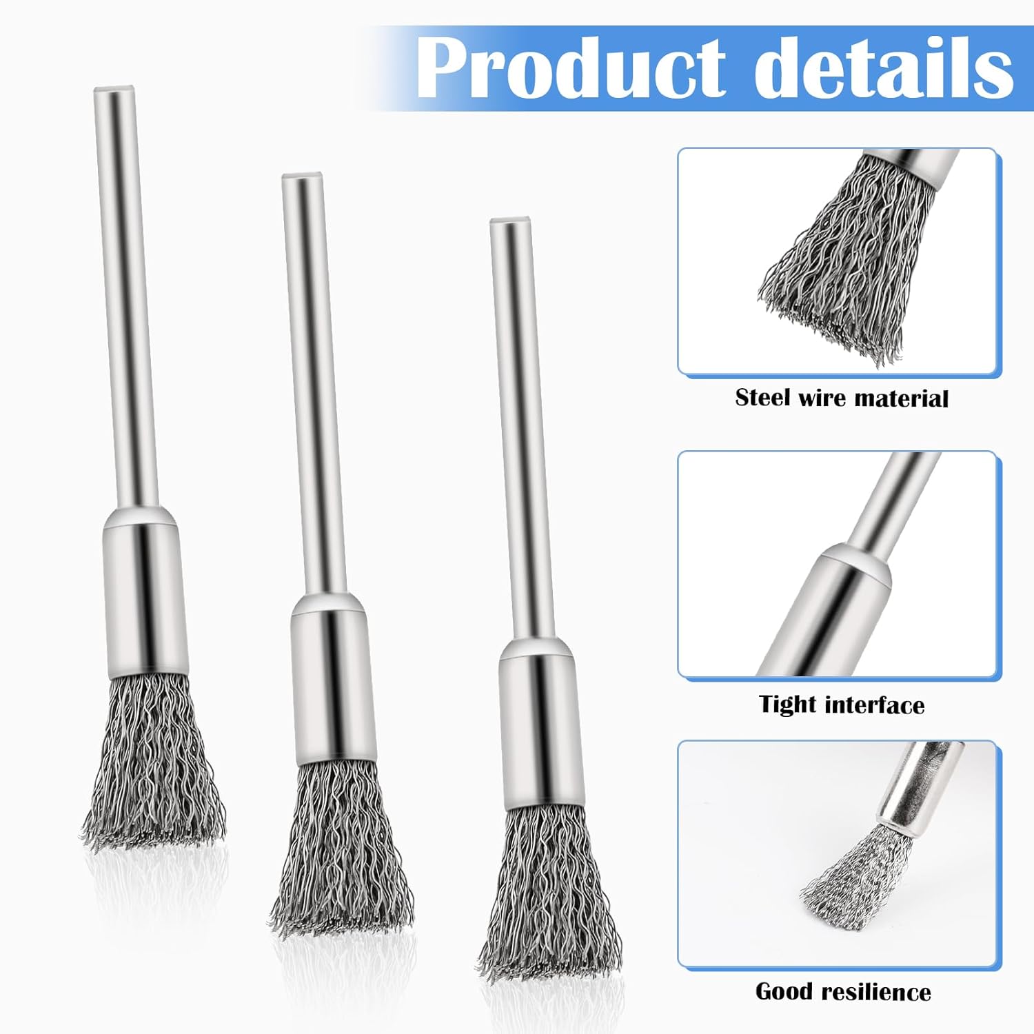 Steel Cleaning End Brushes Pen - Paint Brush 评论和价格