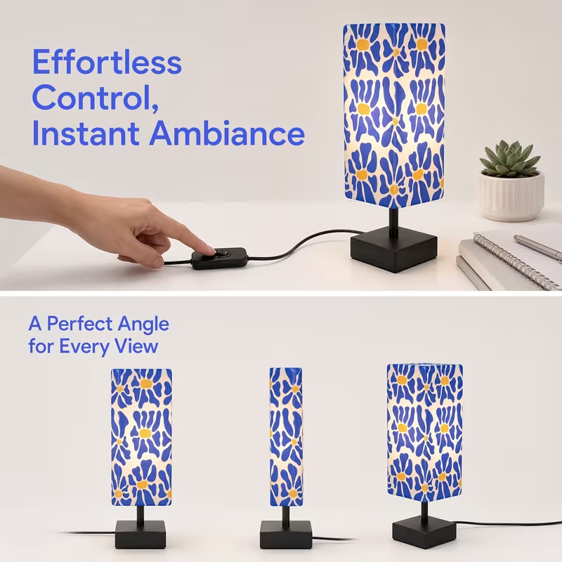Modern Colorful Floral Table L - Light Switch 评论和价格