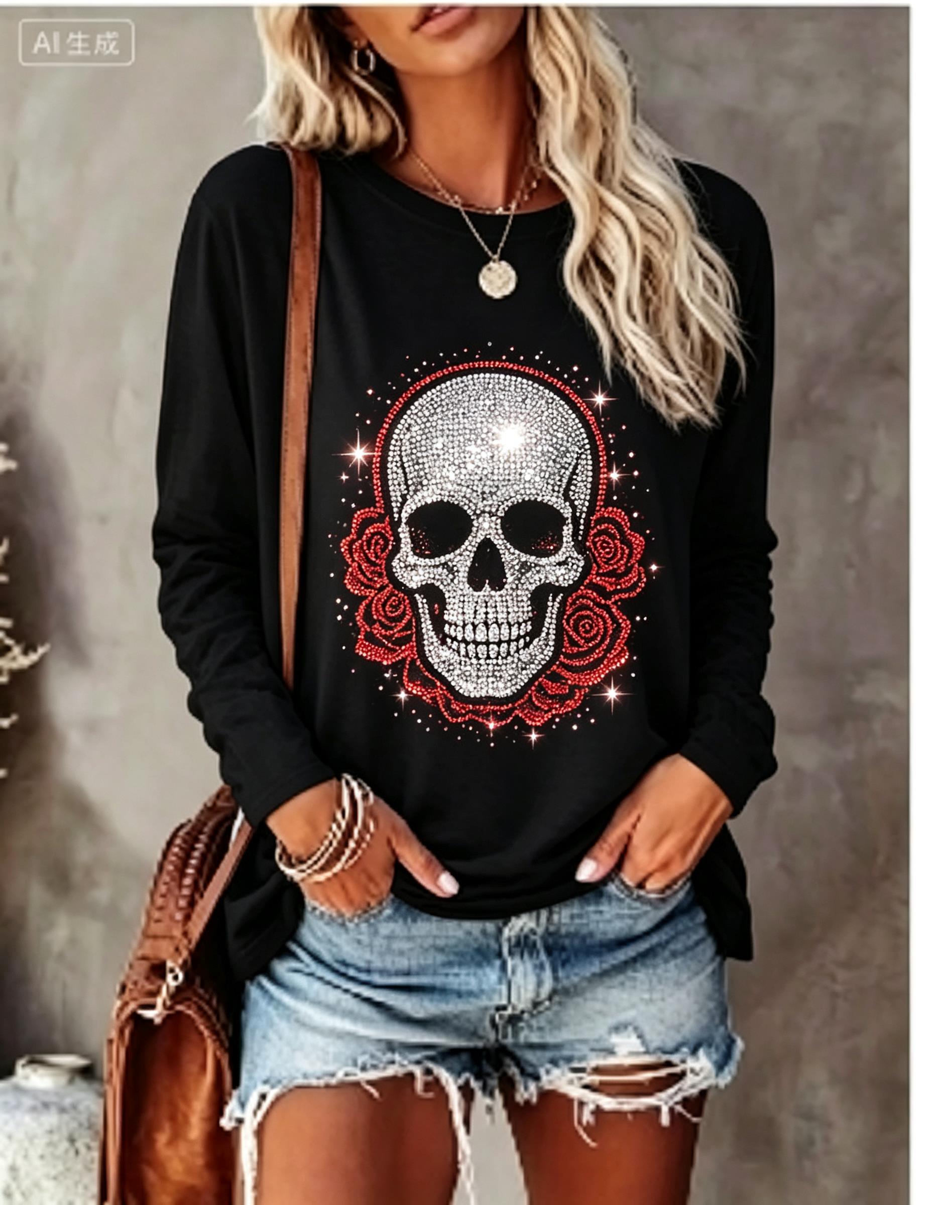 Women Long Sleeve T‑Shirt Simu - Wallpaper 评论和价格