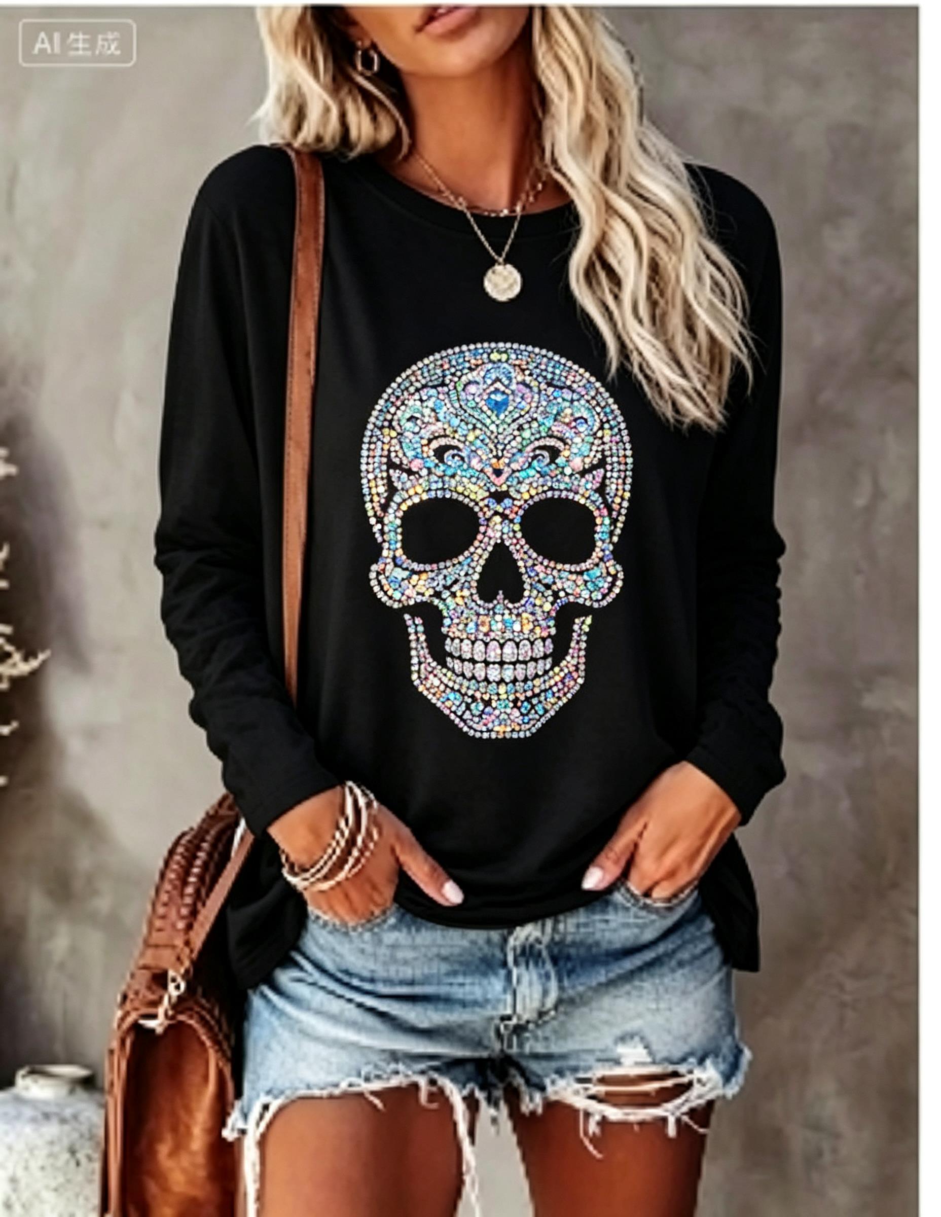 Women Long Sleeve T‑Shirt Simu - Wallpaper 评论和价格