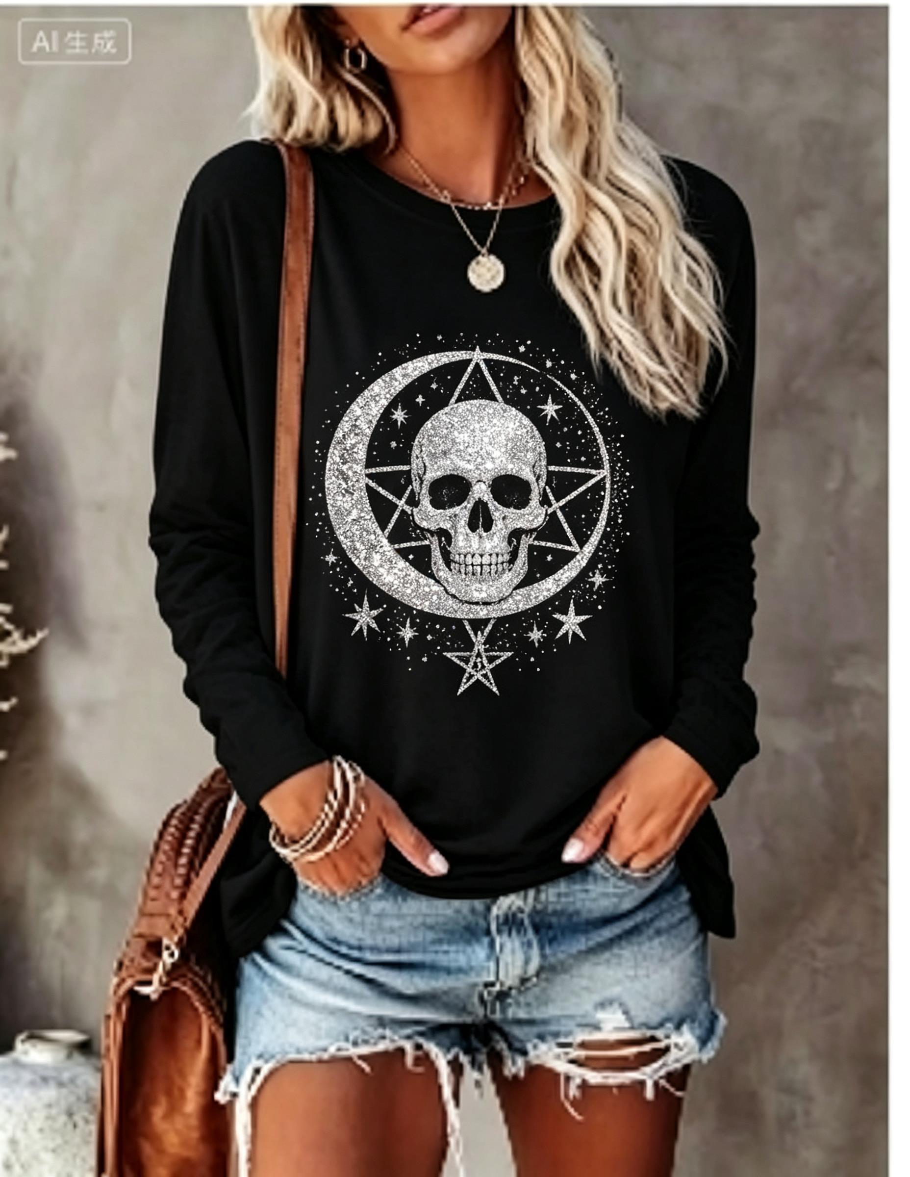 Women Long Sleeve T‑Shirt Simu - Wallpaper 评论和价格