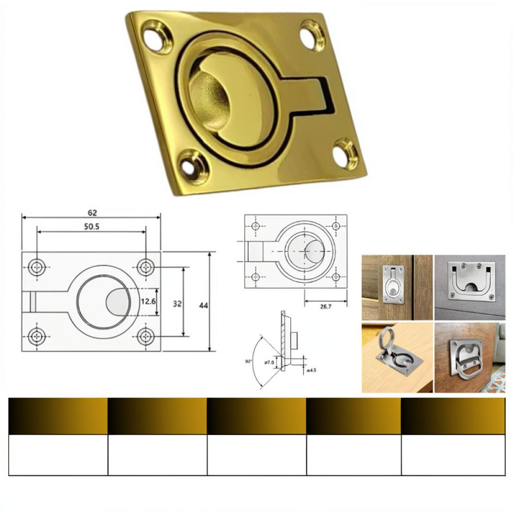 Hidden Flush Ring Handle 316 S - Door Handle 评论和价格