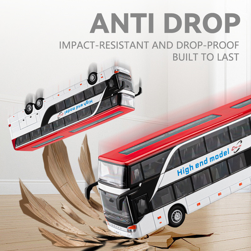 Alloy Bus Model with Lights &  - Light Switch 评论和价格